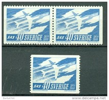 Zweden / Sverige 1961 Y&T  458**, 458b** - Neufs