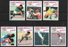 GUINEA BISSAU 1989 - OLYMPICS BARCELONA 92 - MICHEL Nº 1041-1047 - SCOTT 849-855 - Jumping