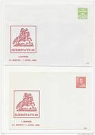 2 Private Postal Stationery 439x 440x 1990 Hjemstavn '90 Odense Unused - Lettres & Documents