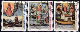 Liechtenstein, 2001, Mi.1271/73, Votivbilder. USED FIRST DAY Oo - Oblitérés