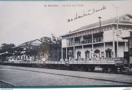 Mali Bamako Gare Et Buffet  Train Cpa Afrique - Malí