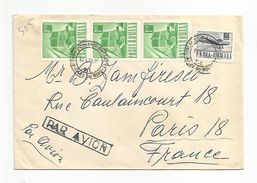 ROUMANIE AFFRANCHISSEMENT COMPOSE SUR LETTRE AVION POUR LA FRANCE 13/4/1970 - Postmark Collection