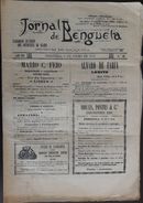 Portugal - Angola - JORNAL DE BENGUELA - Newspaper - LOTS OF ADVERTISING - 05.07.1918 - Cancel BRAGA - Reclame