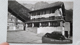 CPA Suisse GUTTANNEN Hôtel BÄREN 1954 Voiture Ancienne - Guttannen