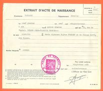 57 Hayange - Généalogie - Extrait Acte De Naissance En 1952 - VPAN 2 - Naissance & Baptême