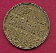 Liban - 25 Piastres - 1952 - Liban