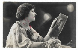 DONNA DI PROFILO  ANNO 1931 VIAGGIATA   FP - Femmes