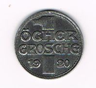 ) STADT AACHEN 1920  1 ÖCHER GROSCHE  NOTZMUNZE - Monedas/ De Necesidad