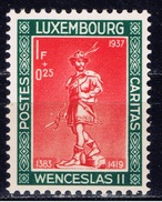 L+ Luxemburg 1937 Mi 306 Mlh Wenzel II. - Used Stamps