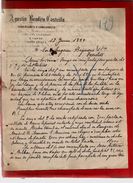 Courrier Espagne Agustin Bendito Castrillo Commerce Céréale Légumes Y Lanas Haro Rioja 13-06-1899 - écrit En Espagnol - Spanien