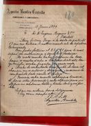 Courrier Espagne Agustin Bendito Castrillo Commerce Céréale Légumes Y Lanas Haro Rioja 17-06-1899 - écrit En Espagnol - Espagne