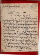 Courrier Espagne Agustin Bendito Castrillo Commerce Céréale Légumes Y Lanas Haro Rioja 23-06-1899 - écrit En Espagnol - Spanien