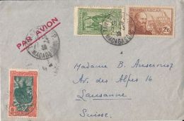 GENERAL GALLIENI, JEAN LABORDE, WOMAN, STAMPS ON COVER, 1939, MADAGASCAR - Covers & Documents