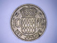 MONACO - 10 FRANCS 1951 - RAINIER III - 1949-1956 Anciens Francs