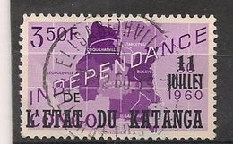 KATANGA 45 3f50 ELISABETHVILLE ELISABETHSTAD 27.12.1960 ( Uitgifte - émission 26/12/60) - Katanga