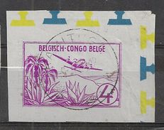 CONGO BELGE Aérogramme 4fr KAMITUGA - Oblitérés