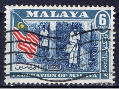MAL+ Malaya 1957 Mi 1 Kautschukgewinnung - Federation Of Malaya