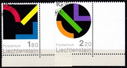 Liechtenstein, 2001, Mi.1281/82, Zeitgenössische Kunst. USED FIRST DAY Oo - Oblitérés