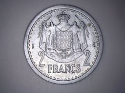 Monaco - Principauté - Louis II - 2 Francs (1943) - 1922-1949 Louis II.