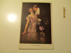 BLUMENSPRACHE , FEMME WOMAN , UNDERWOOD   , OLD POSTCARD , 0 - Underwood, Clarence F.