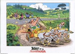 Ex-libris BD - Tiré à Part Sur Bristol " Astérix Et La Transitalique" Hors-texte.- Jean-Yves Ferri Et D. Conrad - Uderzo - Illustrators A - C