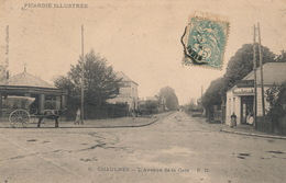 ( CPA 80 )   CHAULNES  /  L'Avenue De La Gare - - Chaulnes