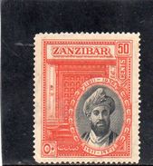 ZANZIBAR 1936 * - Zanzibar (...-1963)