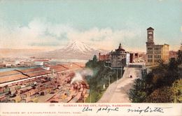 06651 "GATEWAY TO THE CITY, TACOMA, WASHINGTON" ANIMATA. CART NON SPED - Tacoma