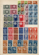 TOPIC EUROPA Stockbook With Collection Of Stamps In Blocks Of 4, All MNH And Of - Autres & Non Classés