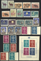 ALBANIA Lot Of Sets And Souvenir Sheets, VERY THEMATIC, Many Imperforate, Very F - Albanie