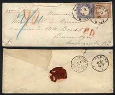 GERMANY "BELGIAN PAQUEBOT: Cover From Bad-Elms To Buenos Aires, Franked 4½Gr., E - Autres & Non Classés