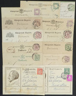 GERMANY 13 Postal Stationeries Used Between 1879 And 1932, Some With Very Intere - Other & Unclassified