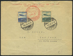GERMANY 4/MAY/1936 Ichtershausen - New York, By ZEPPELIN, Cover With Arrival Bac - Autres & Non Classés