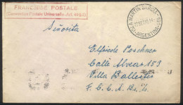 GERMANY Cover Sent On 22/SE/1940 By Sailor Erich Pilz (interned In Argentina) To - Other & Unclassified