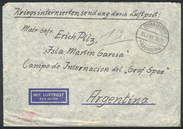 GERMANY "Airmail Cover Sent With Free Frank On 25/JUL/1941 From Frankenstein To - Autres & Non Classés