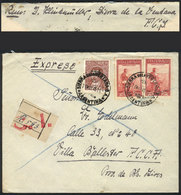 GERMANY Express Cover Sent By POW Joachim Klinkmüller To His Girlfriend And Futu - Andere & Zonder Classificatie