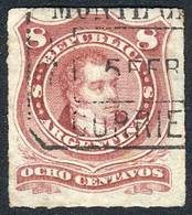 ARGENTINA GJ.49, With Rectangular Datestamp Of MONTECASEROS (Corrientes), VF Qua - Autres & Non Classés