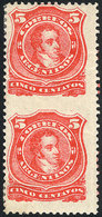 ARGENTINA GJ.84PH, Vertical Pair IMPERFORATE Between, Excellent Quality! - Andere & Zonder Classificatie