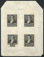 ARGENTINA "GJ.137 + Other Values, 1892 Multiple Die Proof With Values: 2c., 1c., - Autres & Non Classés