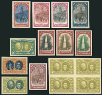 ARGENTINA GJ.300 + Other Values, Lot Of 16 PROOFS Of The Issue Centenary, All Di - Other & Unclassified