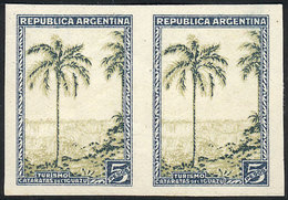 ARGENTINA GJ.763A, 5P. Iguazú  Falls, PROOF In The Adopted Colors, Imperforate P - Autres & Non Classés