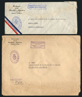 ARGENTINA "Circa 1950, 2 Covers Sent To Buenos Aires (from The Embassy In Cuba A - Officials