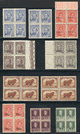 ARGENTINA Lot Of More Than 30 Unused Blocks Of 4, Most Unmounted And Of VF Quali - Service