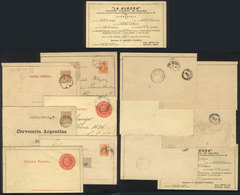 ARGENTINA 6 Lettercards (several Used) With Advertising Impressions, And Of Othe - Postal Stationery