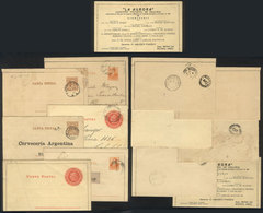 ARGENTINA 6 Lettercards (several Used) With Advertising Impressions, And Of Othe - Entiers Postaux