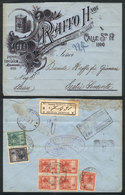 ARGENTINA Cover With Beautiful Advertising Corner Card Sent To Italy On 1/NO/190 - Other & Unclassified