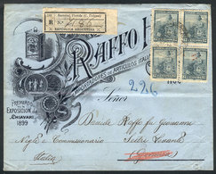 ARGENTINA Cover With Handsome Advertising Corner Card Sent To Italy On 22/NO/190 - Autres & Non Classés