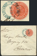 ARGENTINA 5c. Stationery Envelope Sent To Rosario On 5/JA/1906, With Rare Cancel - Other & Unclassified