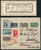 ARGENTINA Registered Cover Sent From SUCURSAL BELGRANO In Buenos Aires (rare Lab - Autres & Non Classés