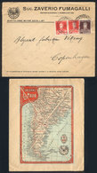 ARGENTINA "Cover Franked By 12c. (San Martín W/o Period Pair 5c. + 2c.), Sent Fr - Other & Unclassified